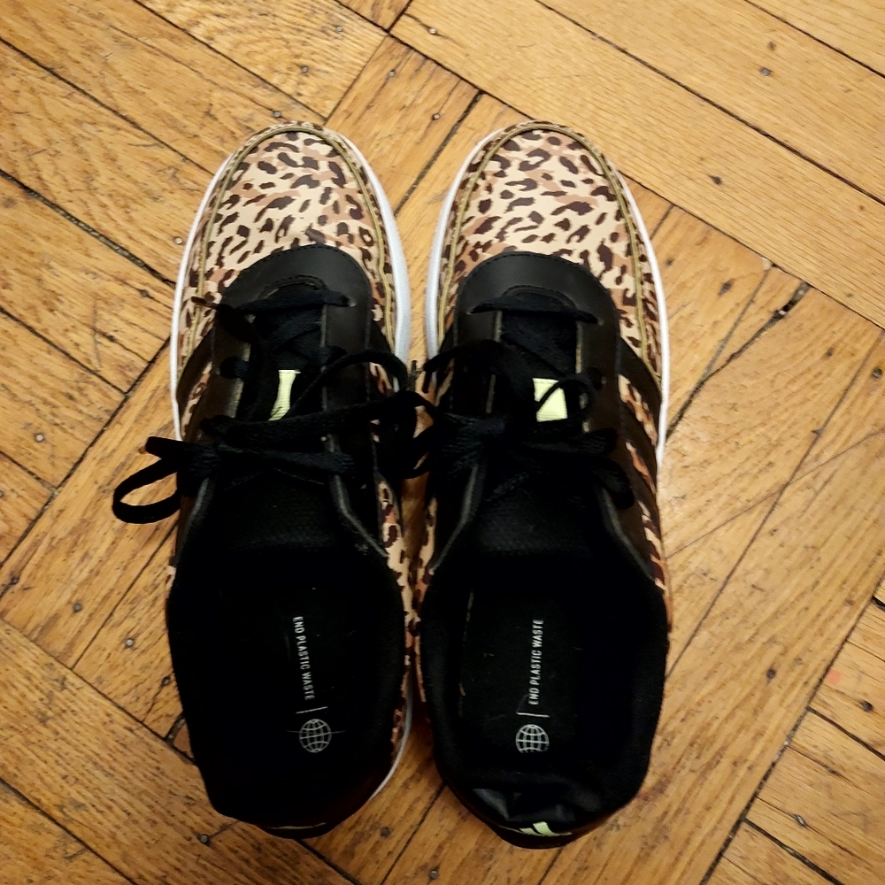 Gently used Adidas leopard sneakers